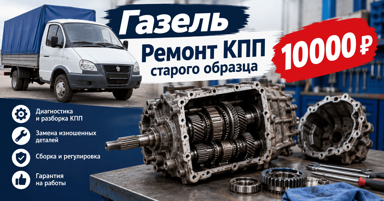 Ремонт КПП старого образца